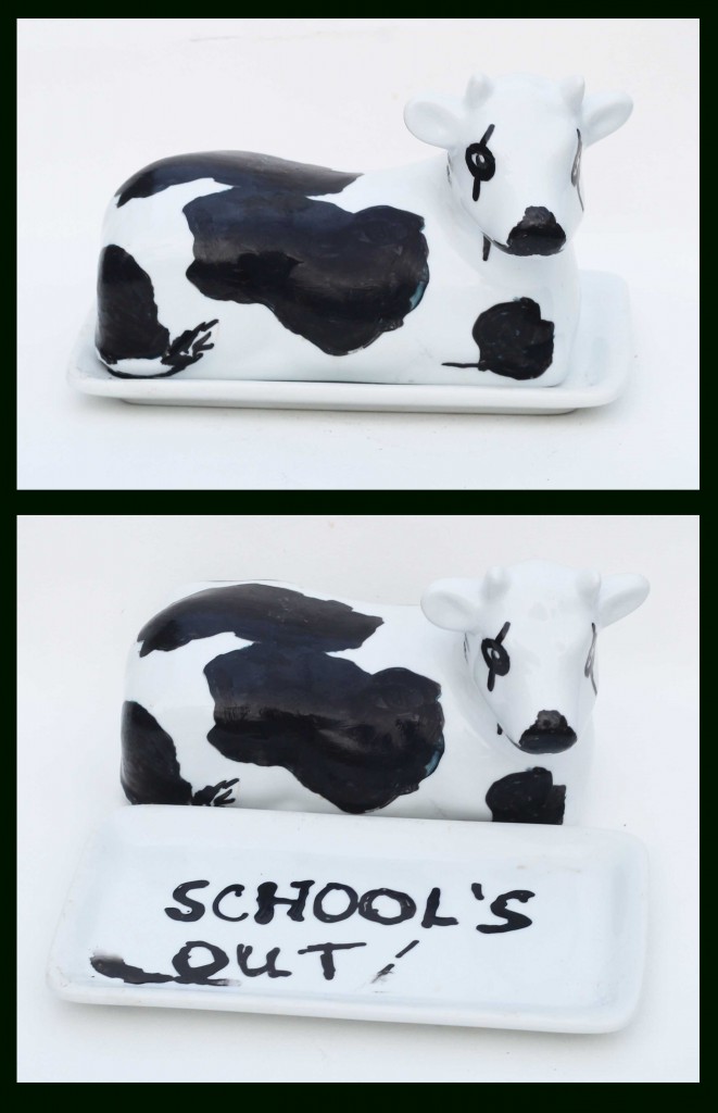 Alice Cooper Butter Dish by Sexton Ming