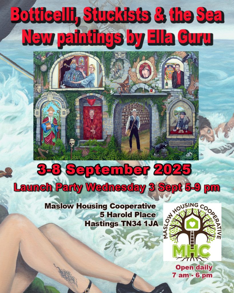 Ella Guru solo show poster